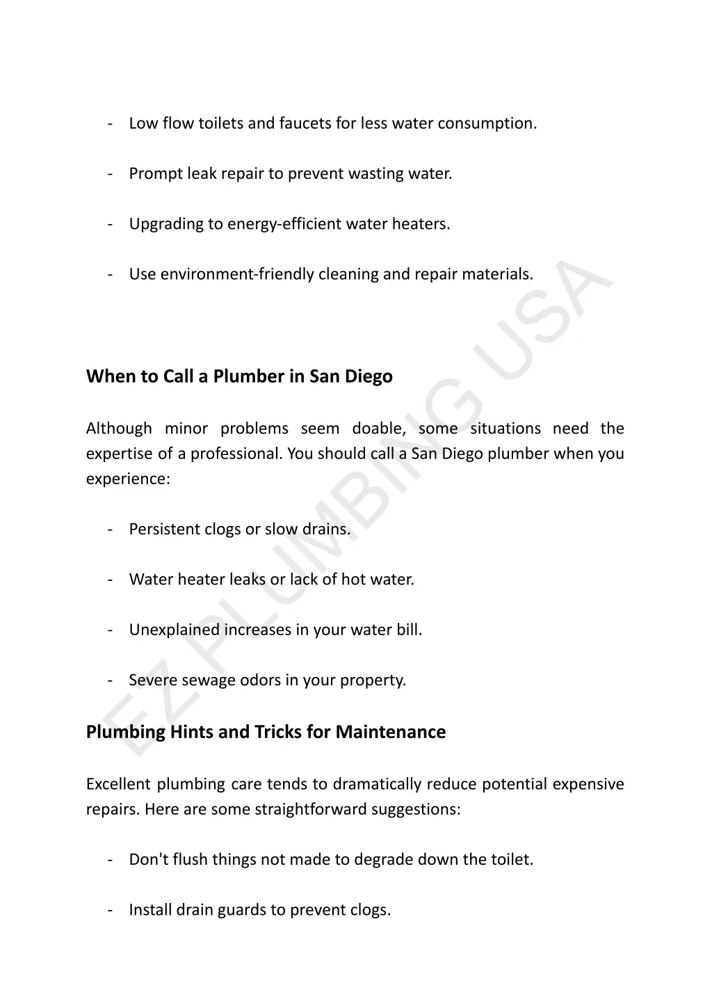 low flow toilets and faucets for less water