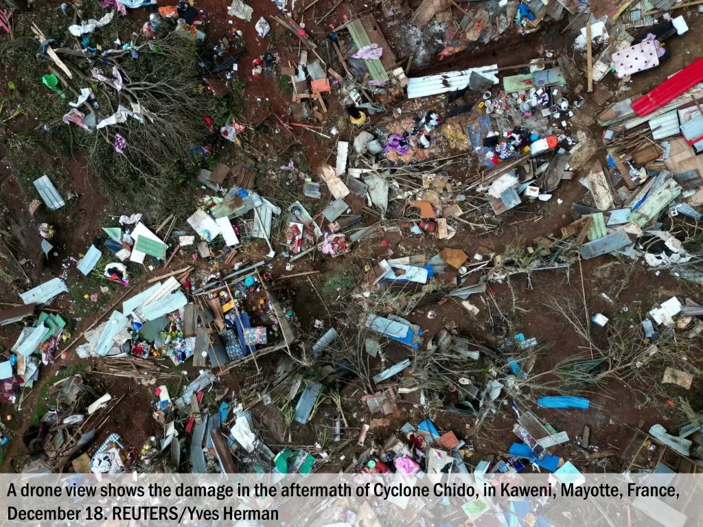 a drone view shows the damage in the aftermath 1