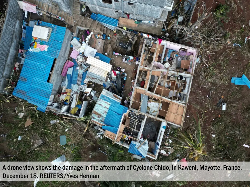 a drone view shows the damage in the aftermath 2