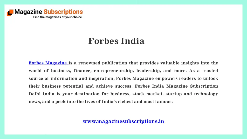 forbes india