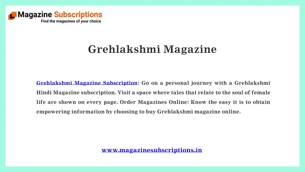 grehlakshmi magazine