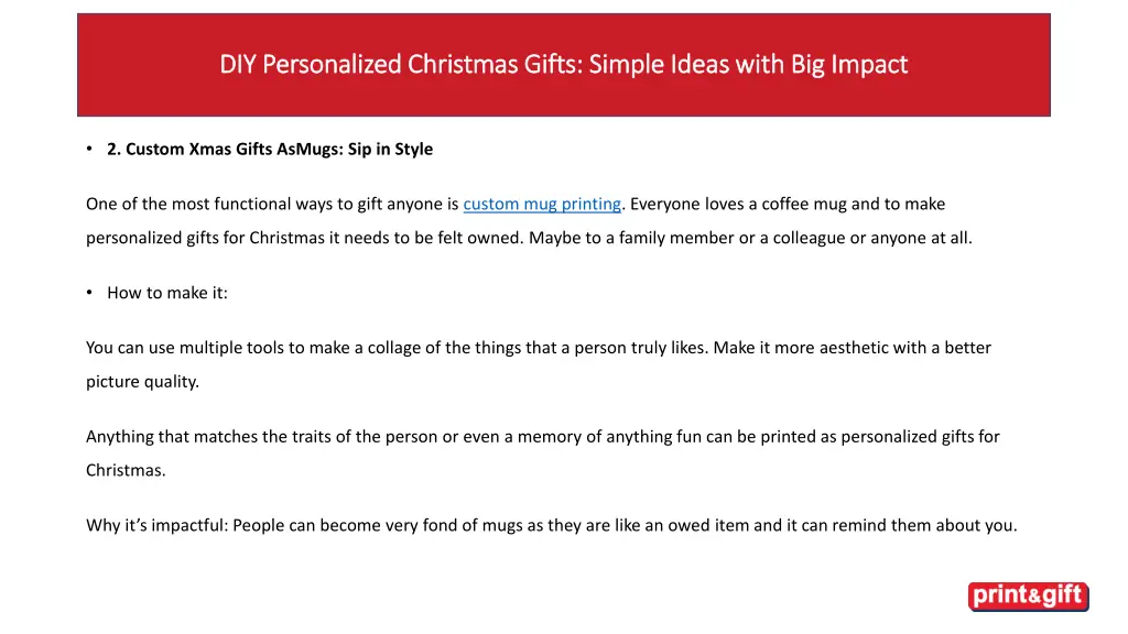 diy personalized christmas gifts simple ideas 2