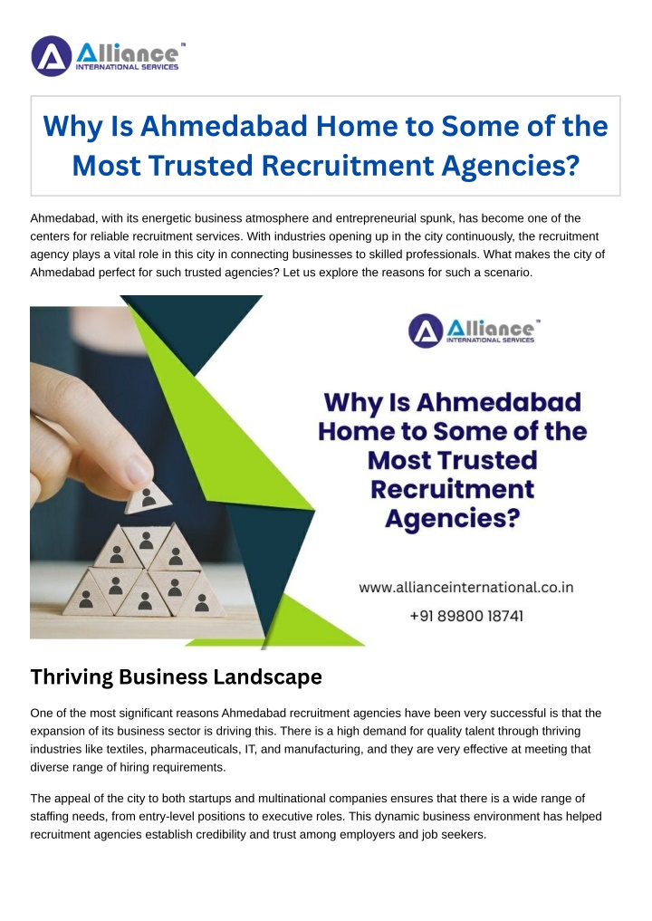 why is ahmedabad home to some of the most trusted