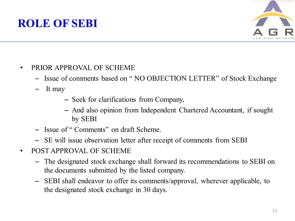 role of sebi