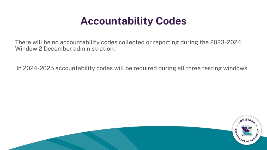 accountability codes