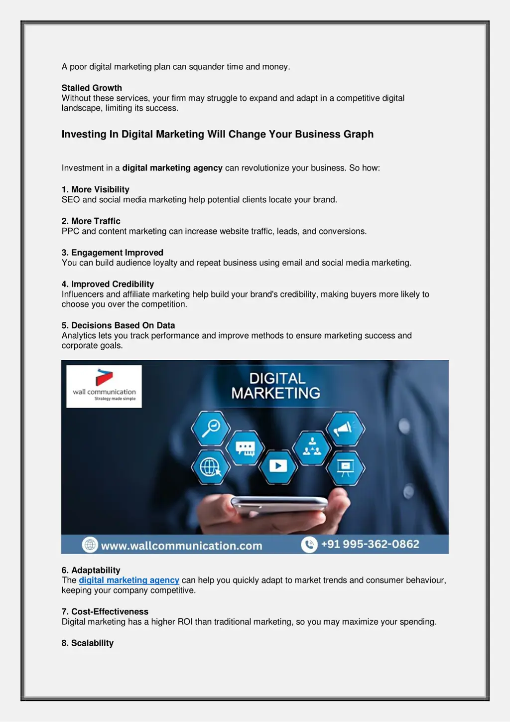 a poor digital marketing plan can squander time