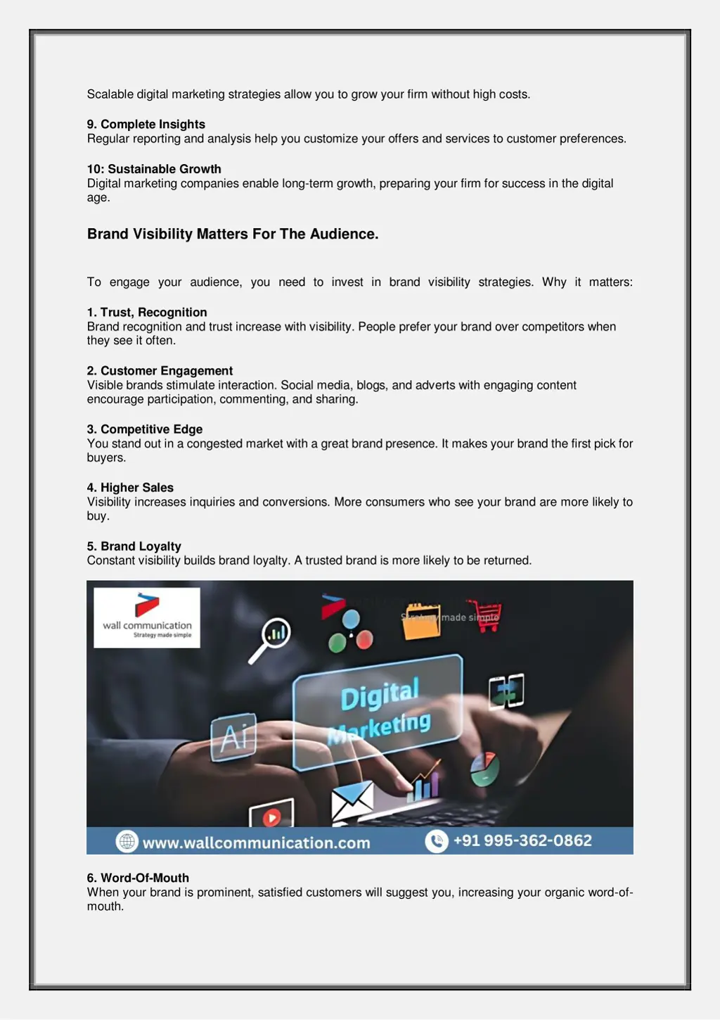 scalable digital marketing strategies allow