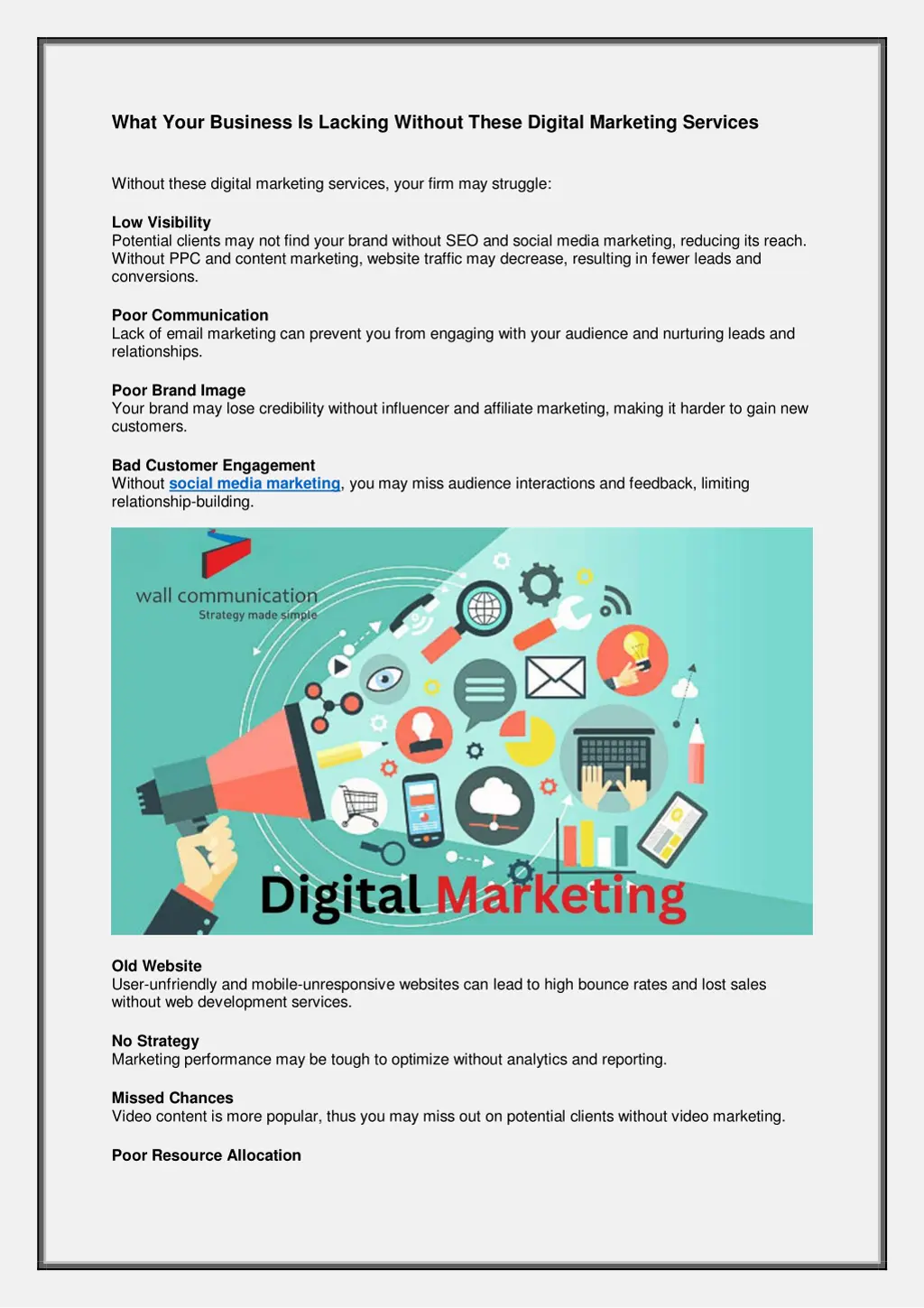 what your business is lacking without these