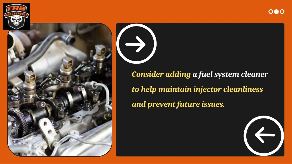 consider adding a fuel system cleaner