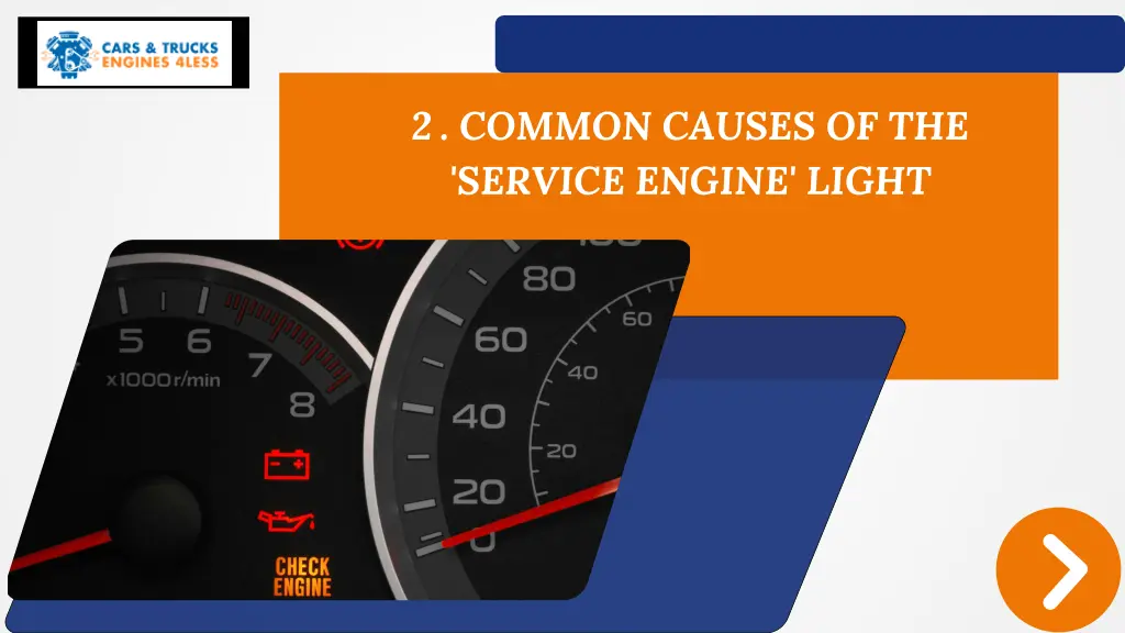 2 common causes of the service engine light