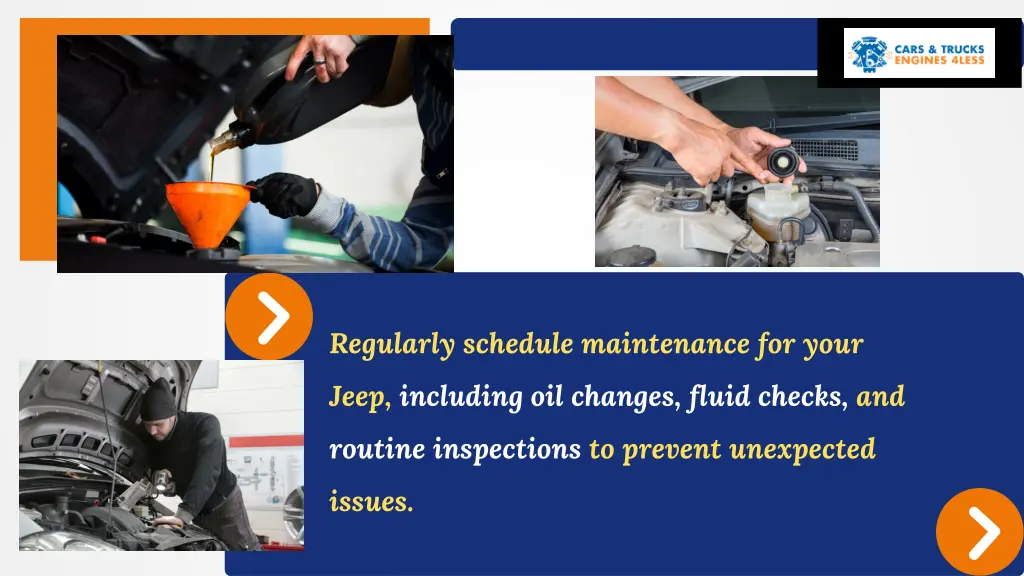 regularly schedule maintenance for your