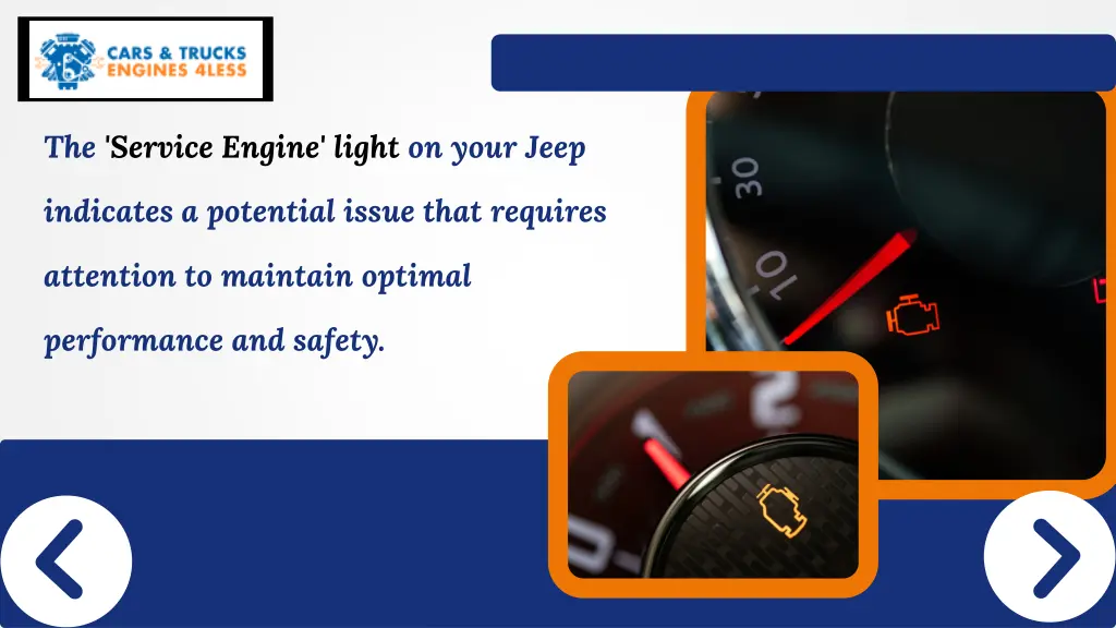 the service engine light on your jeep