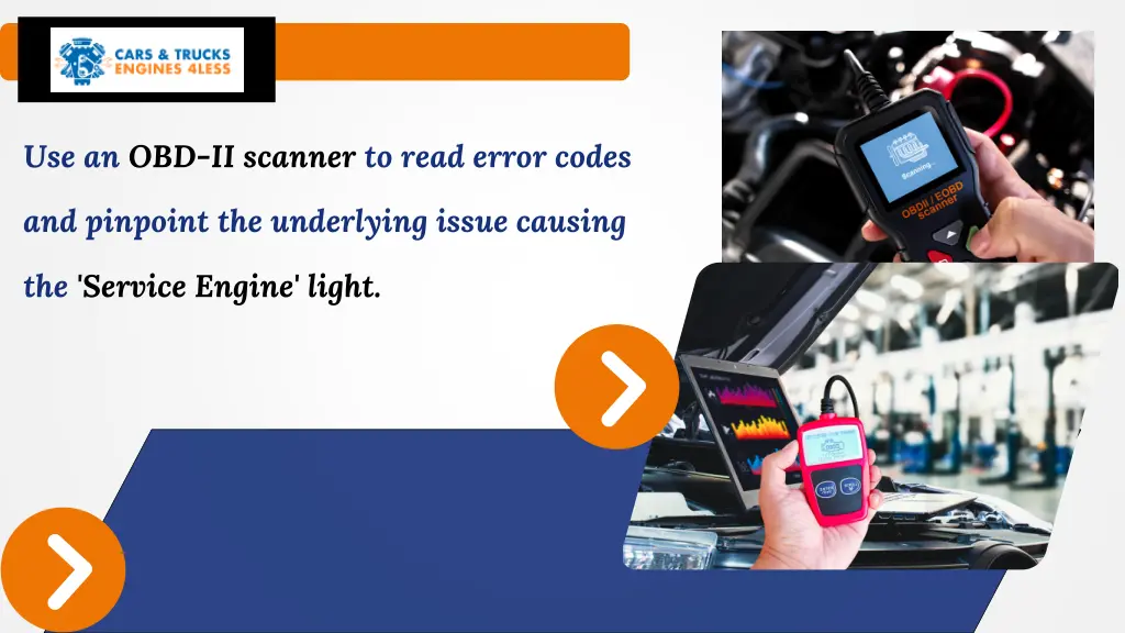 use an obd ii scanner to read error codes