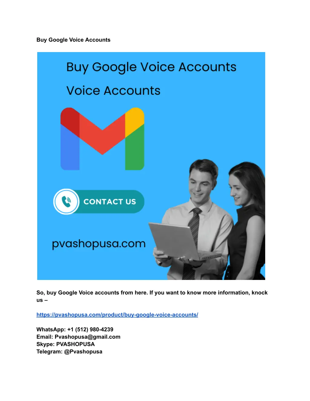 buy google voice accounts 1