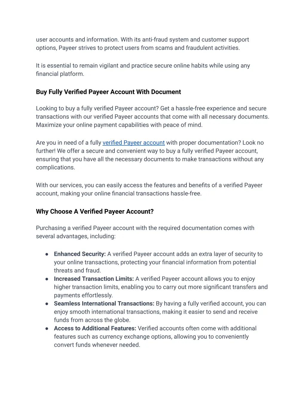 user accounts and information with its anti fraud