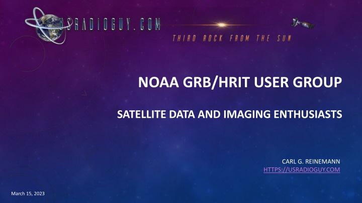 noaa grb hrit user group