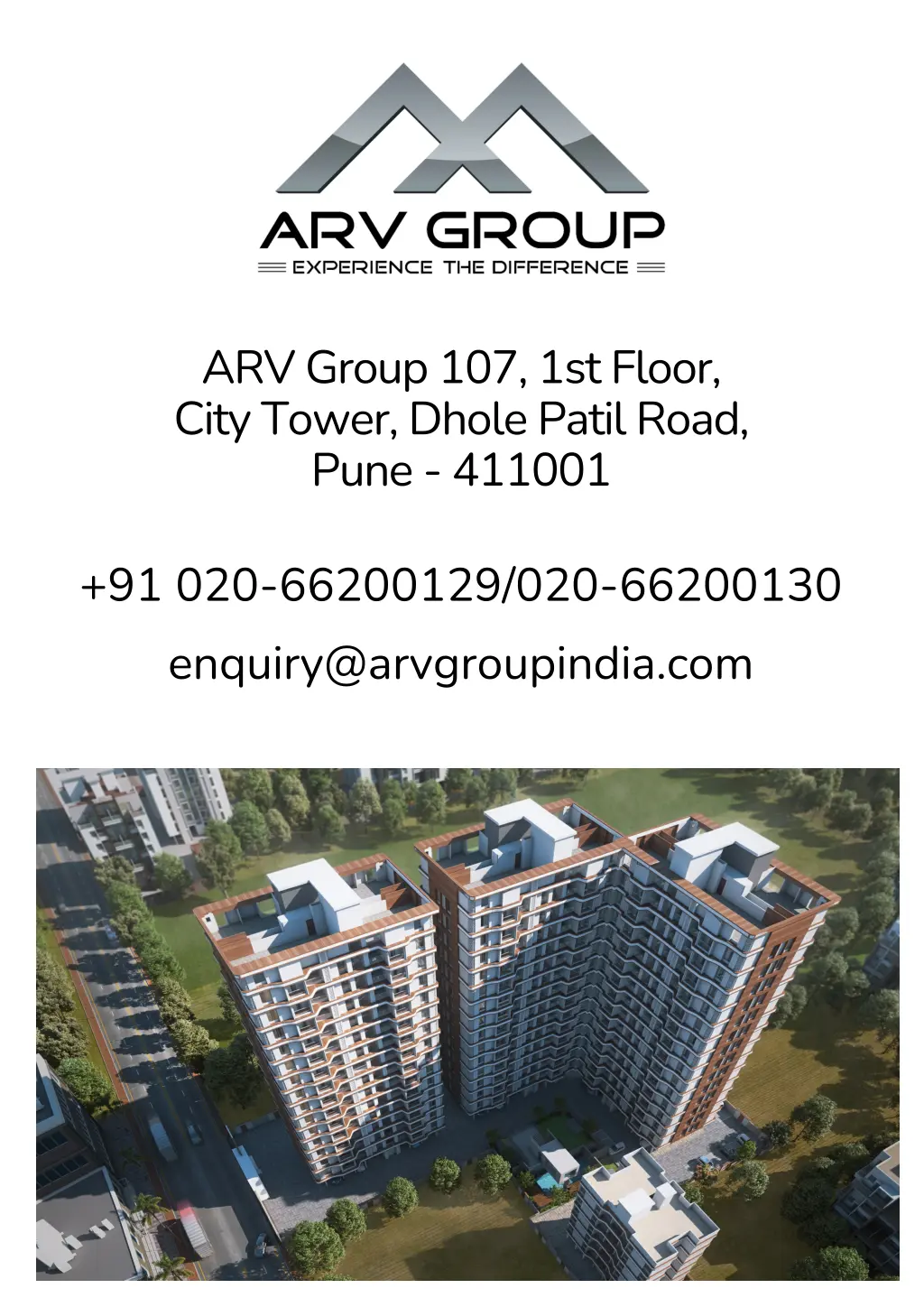 arv group 107 1st floor city tower dhole patil