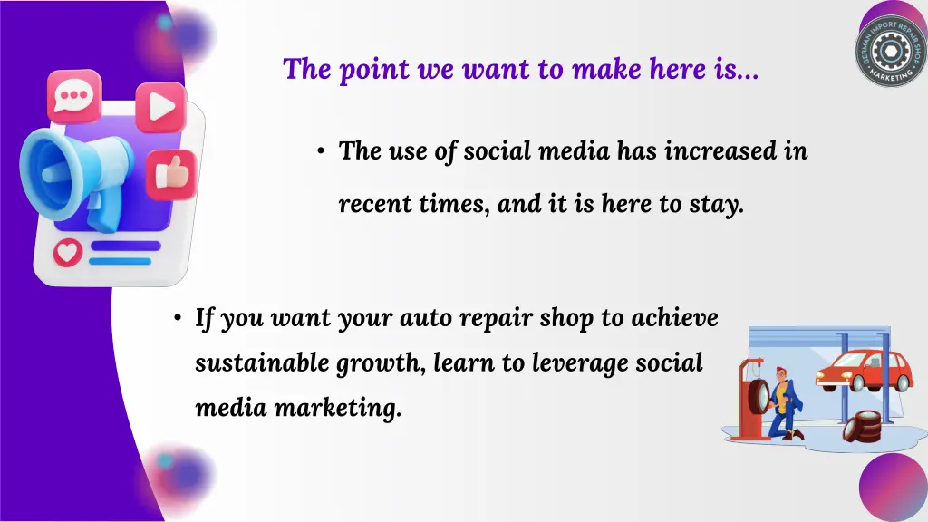 the point we want to make here is