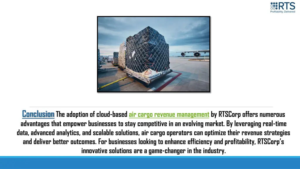 conclusion the adoption of cloud based air cargo