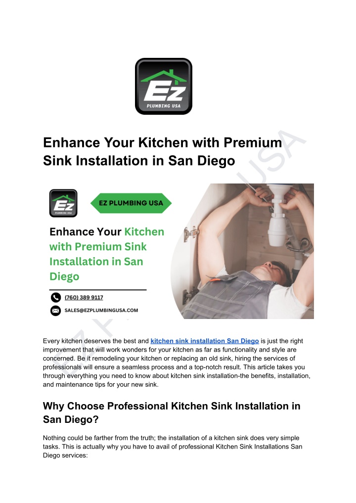 ez plumbing usa and maintenance tips for your