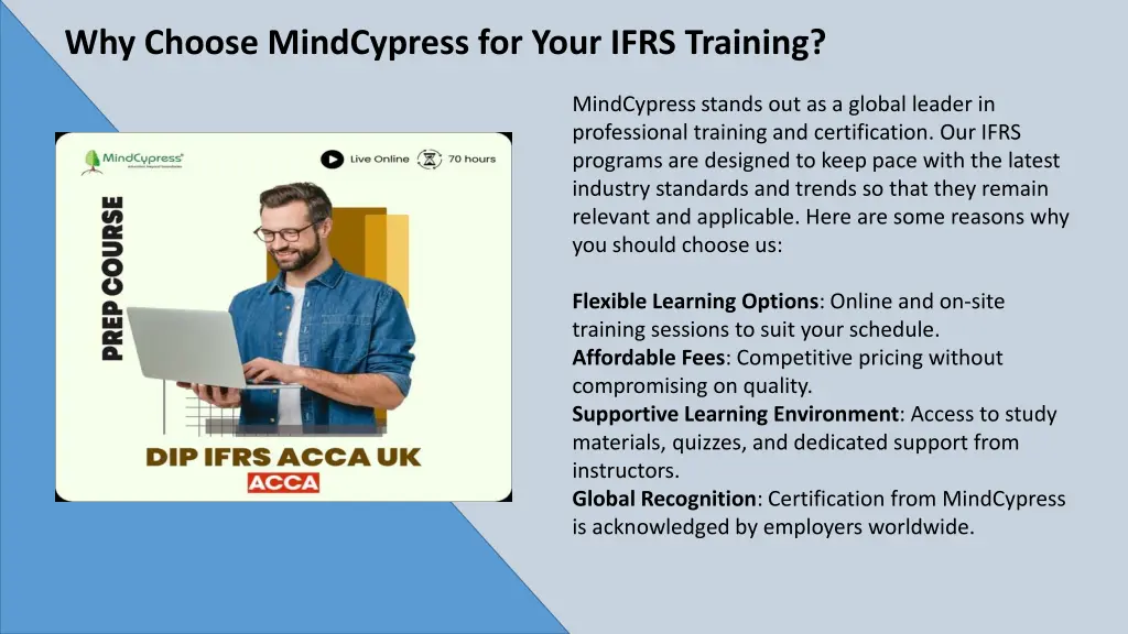 why choose mindcypress for your ifrs training