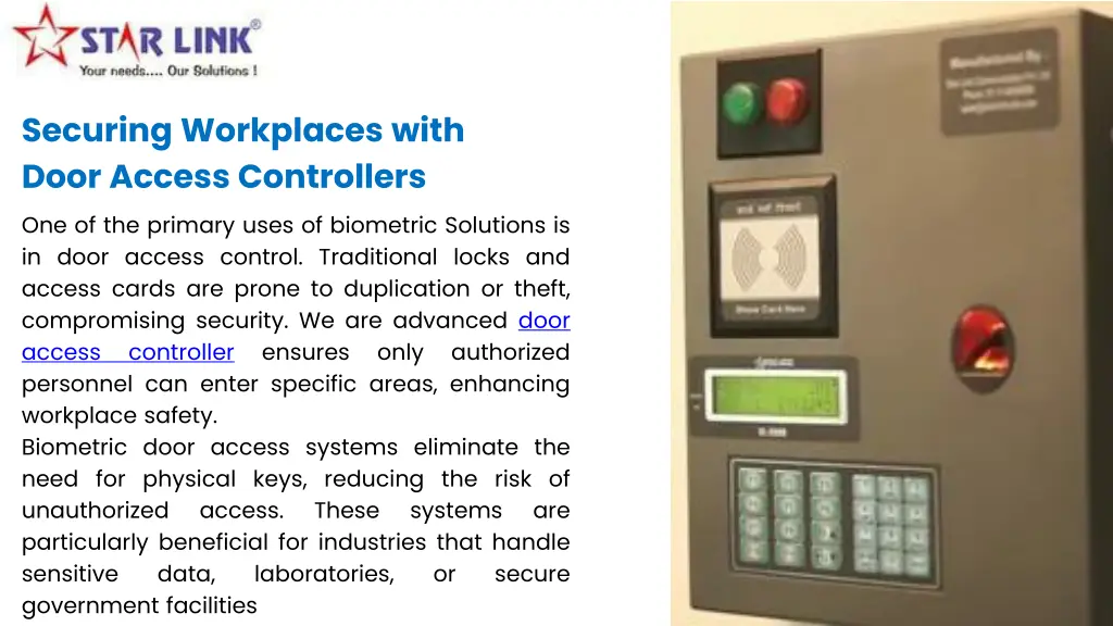 securing workplaces with door access controllers