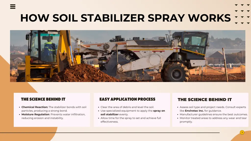 how soil stabilizer spray works