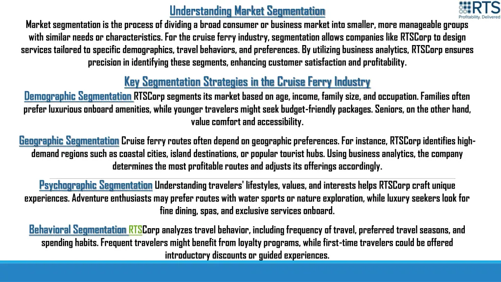 understanding market segmentation