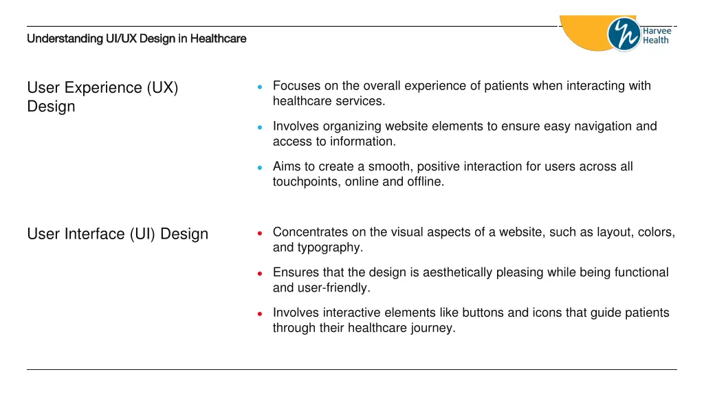 understanding ui ux design in healthcare