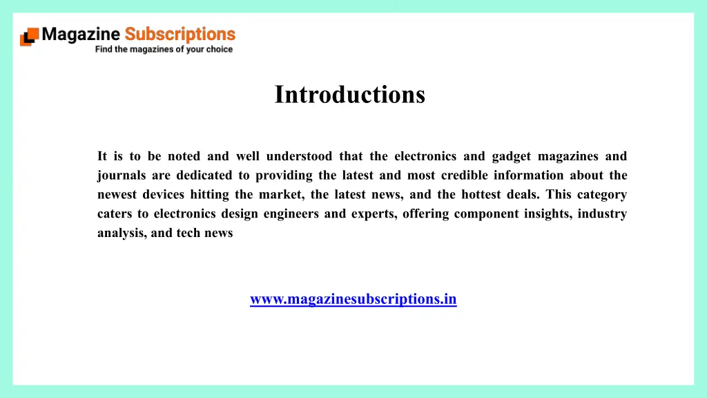 introductions