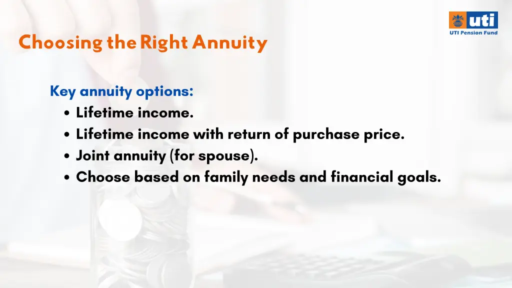 choosing the right annuity