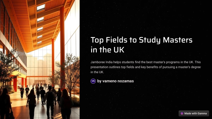 top fields to study masters in the uk