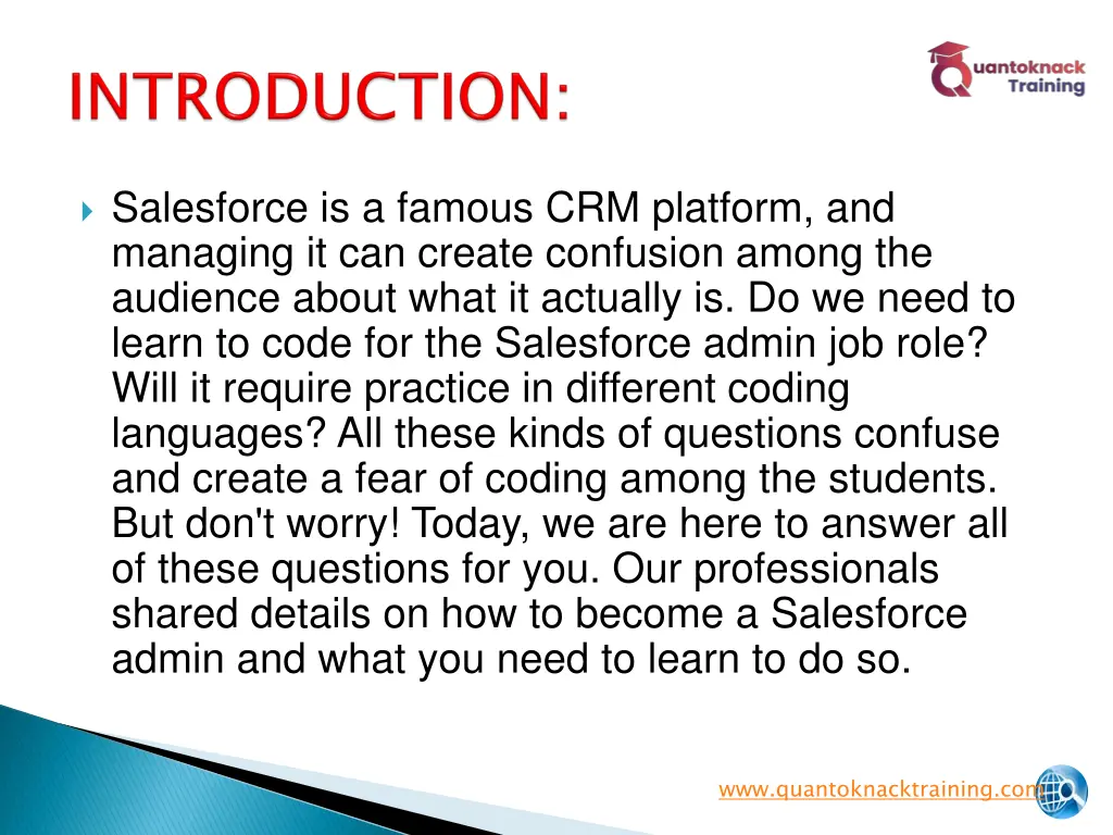 salesforce is a famous crm platform and managing