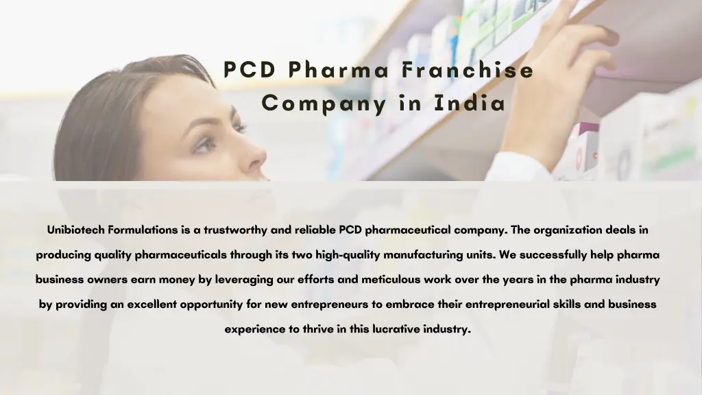 pcd pharma franchise company in india