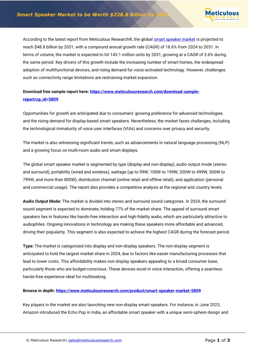 smart speaker market to be worth 228 8 billion