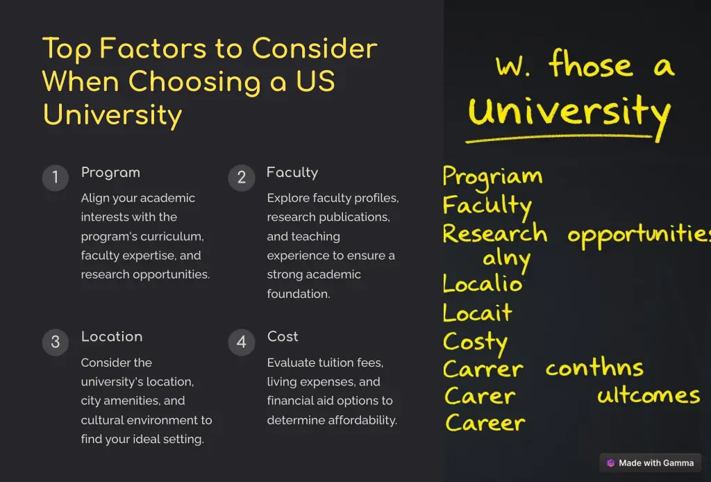 top factors to consider when choosing