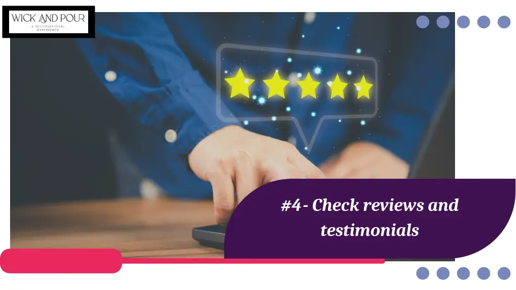 4 check reviews and testimonials