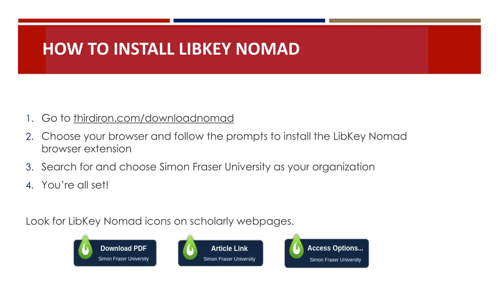 how to install libkey nomad