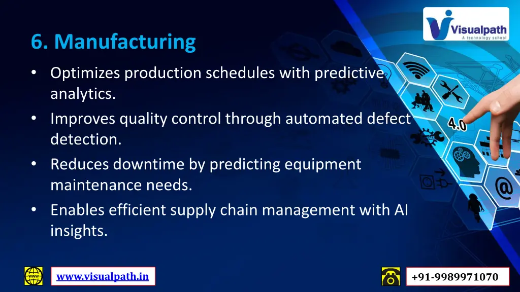 6 manufacturing optimizes production schedules