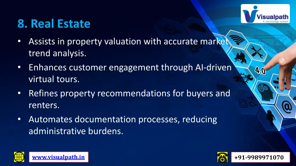 8 real estate assists in property valuation with