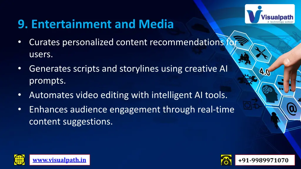 9 entertainment and media curates personalized