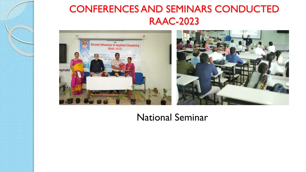 conferences and seminars conducted raac 2023