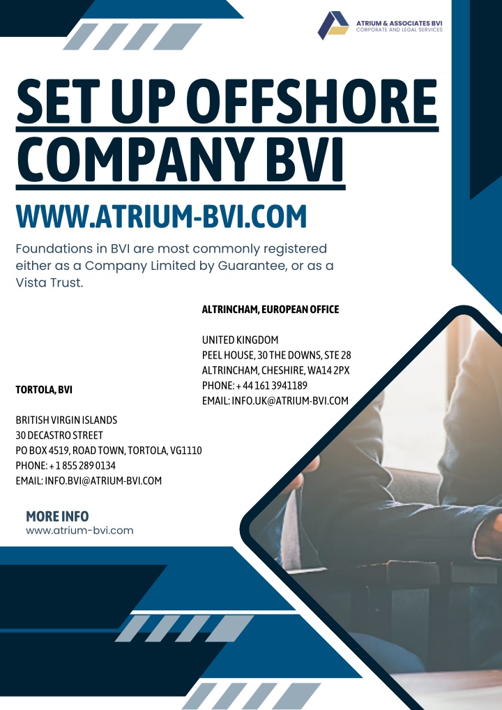 set up offshore company bvi www atrium