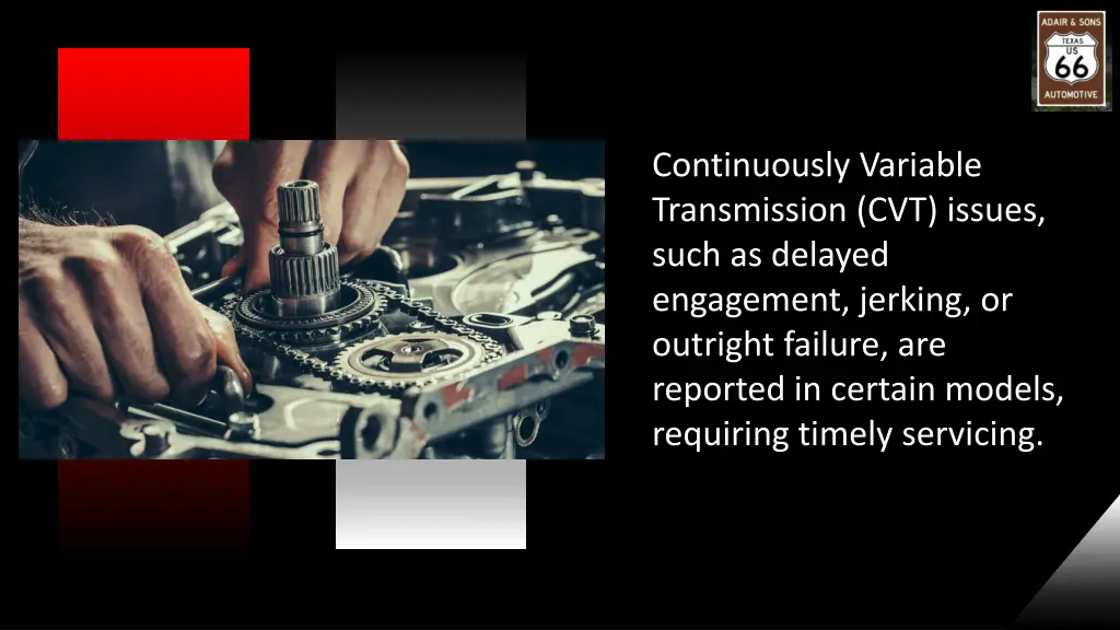 continuously variable transmission cvt issues