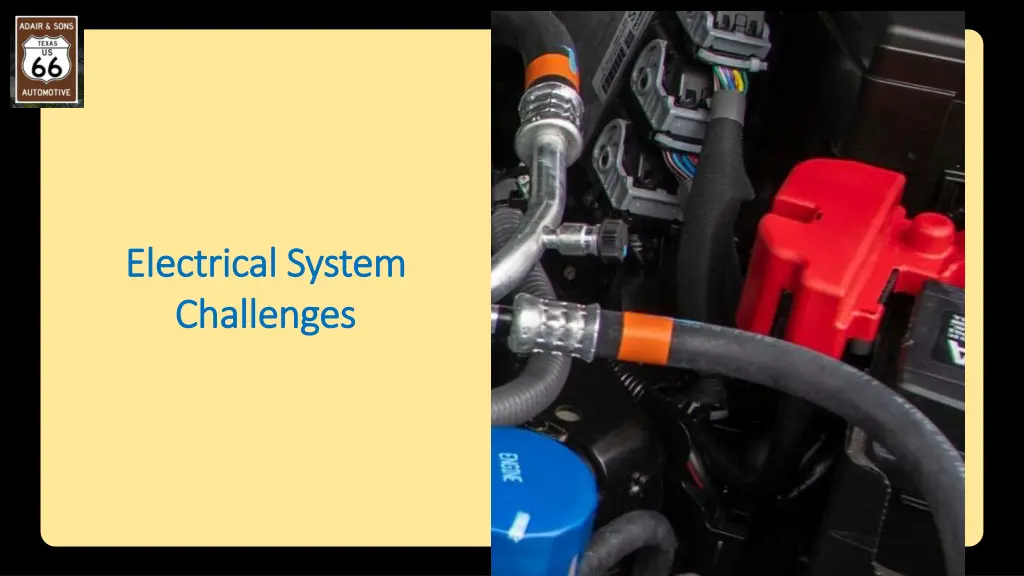 electrical system electrical system challenges