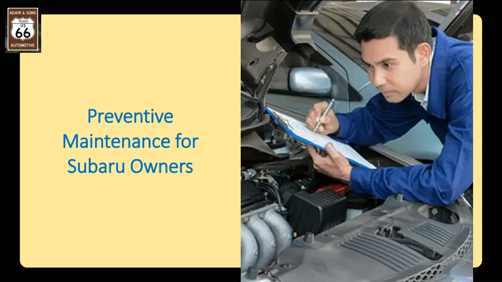 preventive preventive maintenance for maintenance