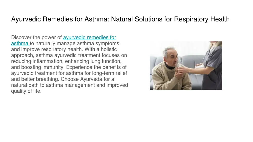 ayurvedic remedies for asthma natural solutions