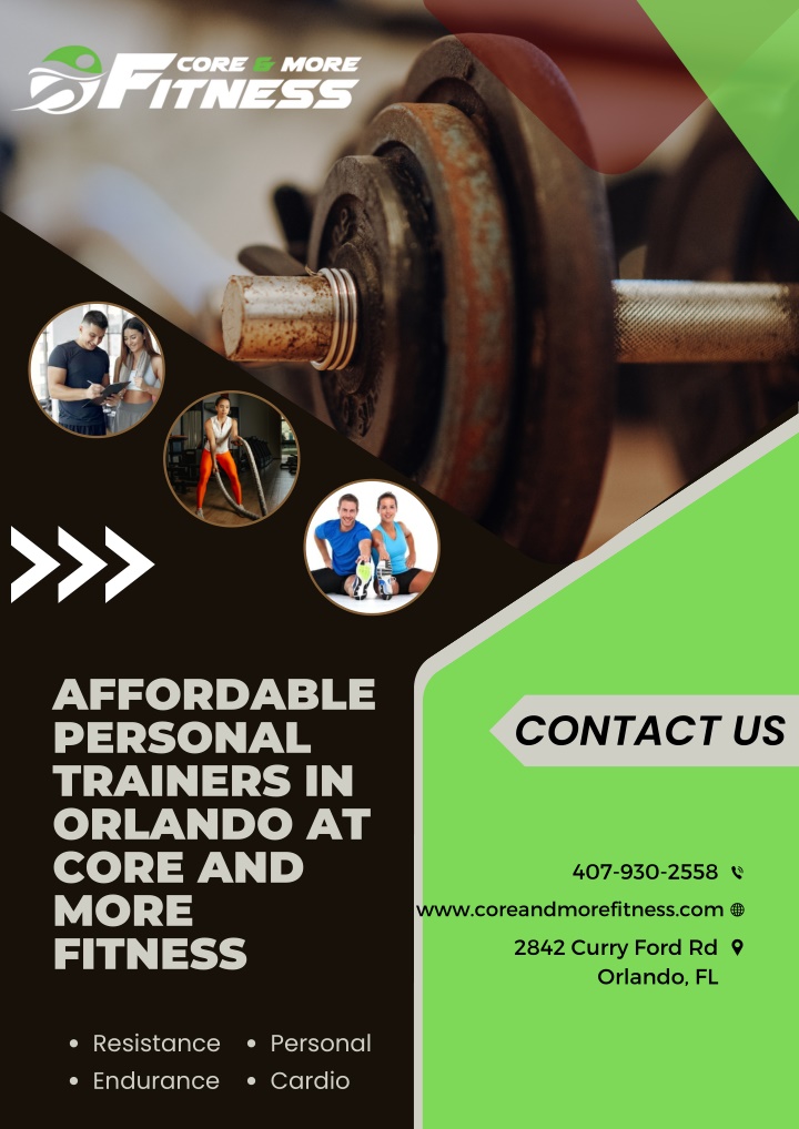 affordable personal trainers in orlando at core