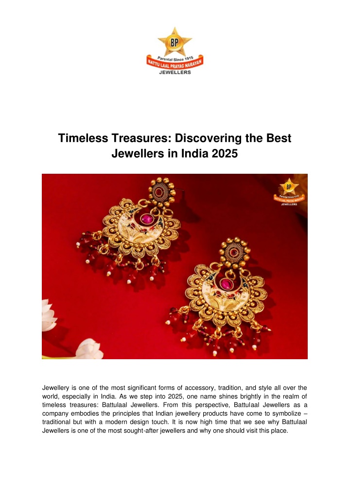 timeless treasures discovering the best jewellers