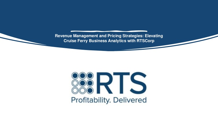 revenue management and pricing strategies